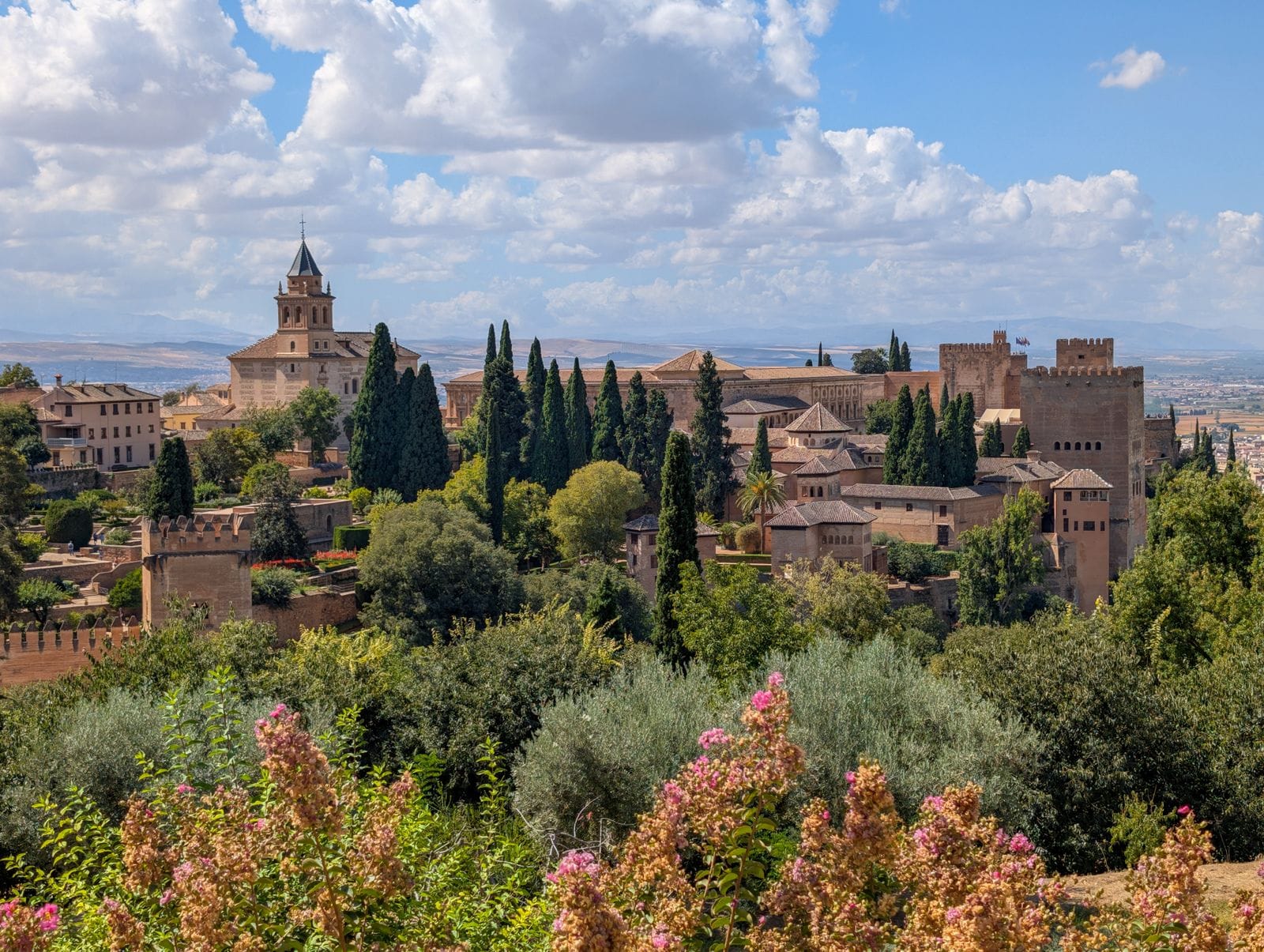Visit Spain - Alhambra palace and gardens in Granada